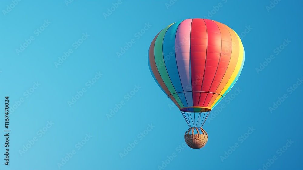 Fototapeta premium hot air balloon in the sky