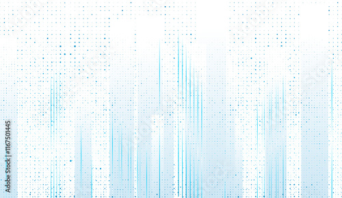 Blue and white minimal geometric abstract background. Vector graphic design