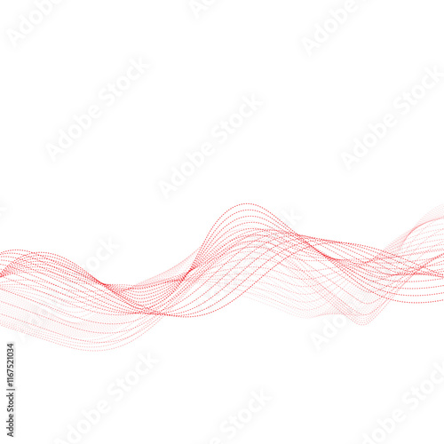 abstract red wave background