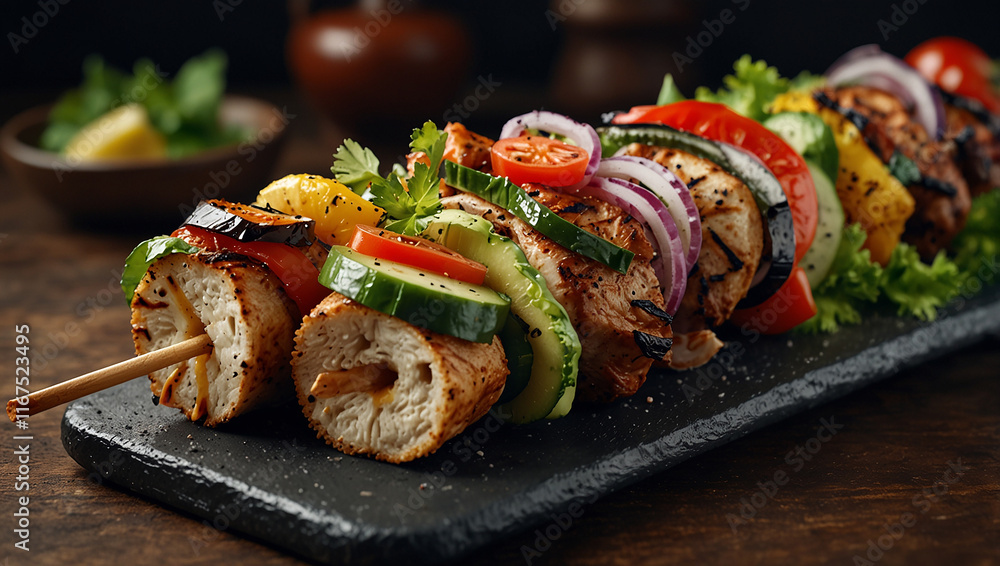 Shish kebab with new look Shish kebab with new look