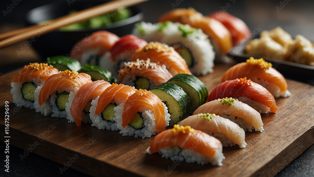 Sushi with new look for serve Sushi with new look for serve