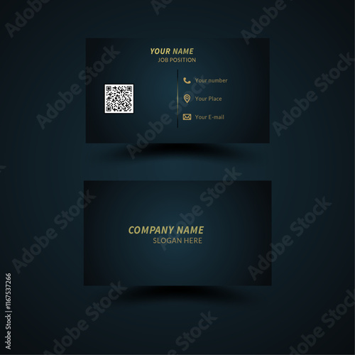 Business Card Design Template Clean Professional Business Card Template, Visiting Card , simple Business Card Design Template. Business card design.