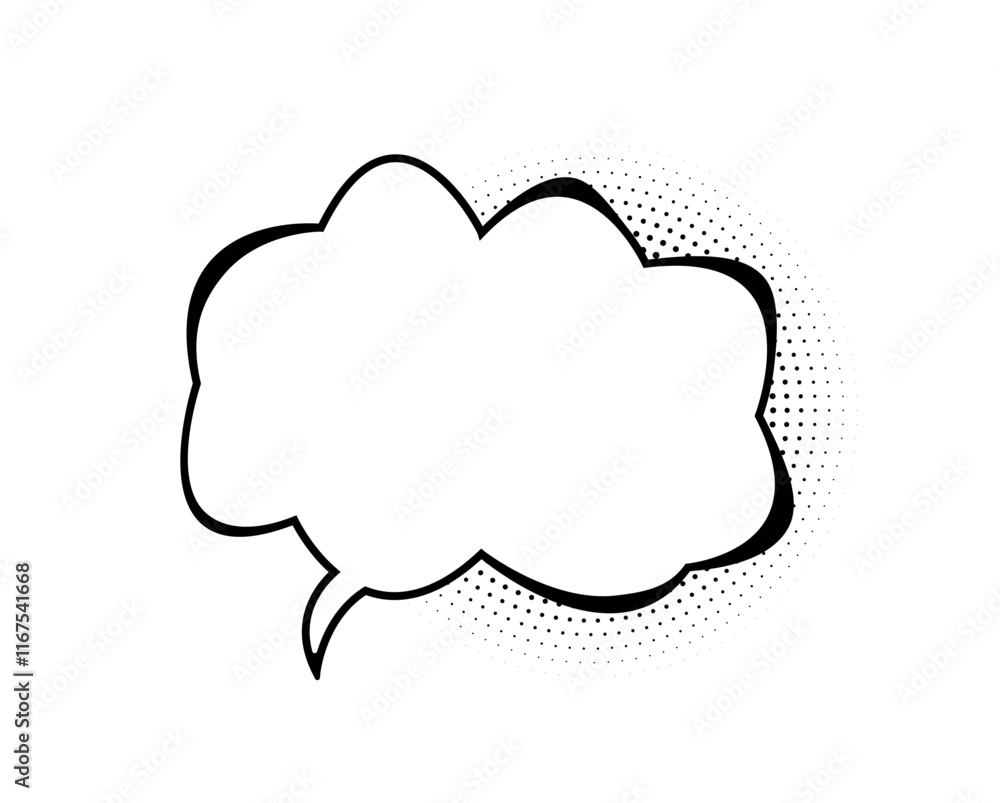 Hand Drawn Comic Speech Bubble Stock Vector Hand Drawn Comic Speech Bubble Stock Vector