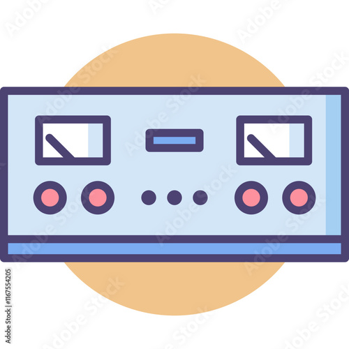 Engineering Physics constructions and tools colored icon pack