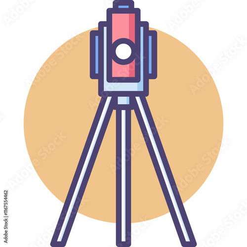 Engineering Physics constructions and tools colored icon pack
