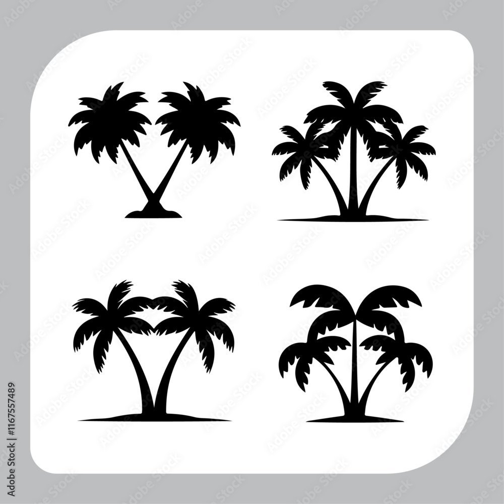 Fototapeta premium Palm Therapy with design inspiration.