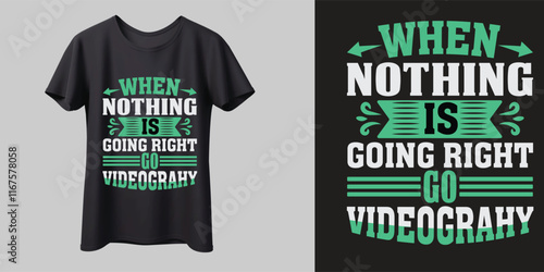 videography t-shirt design, tempelt victory, typography t-shirt, mog, print, banner, ready for design
