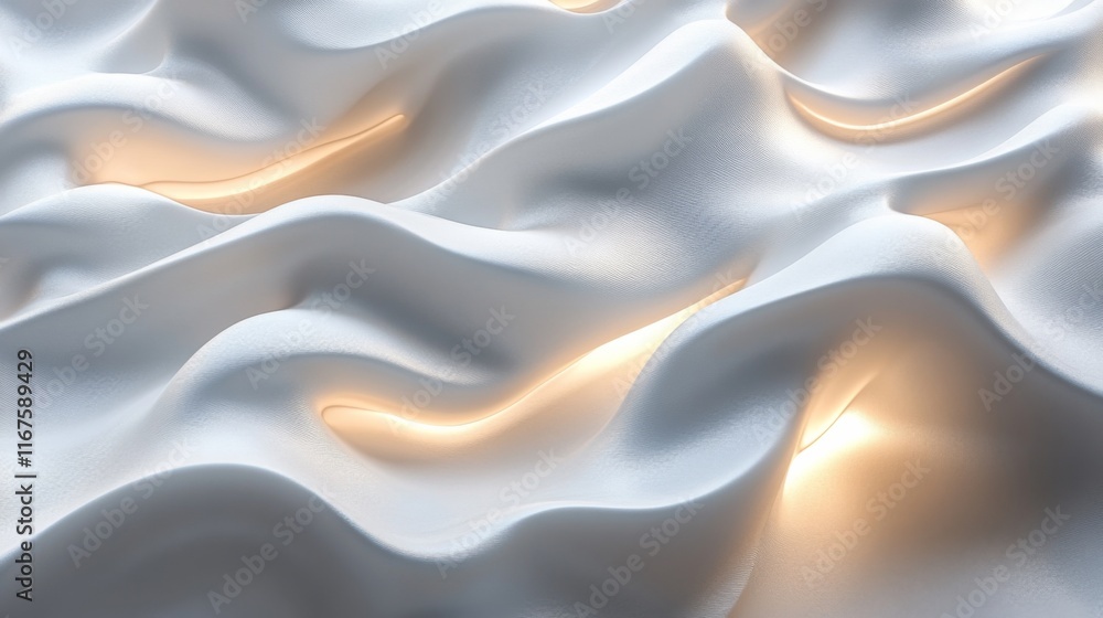 Obraz premium Warm Abstract Patterns on White Background