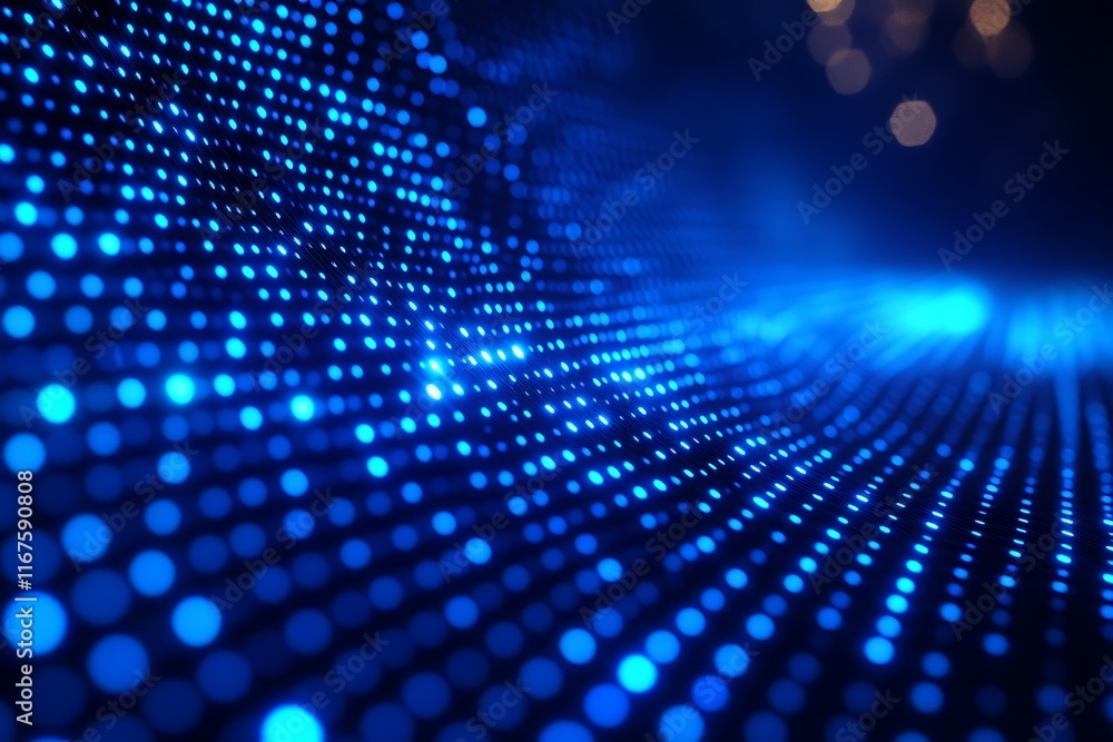 Glowing Blue Abstract Wave Background Pattern Glowing Blue Abstract Wave Background Pattern