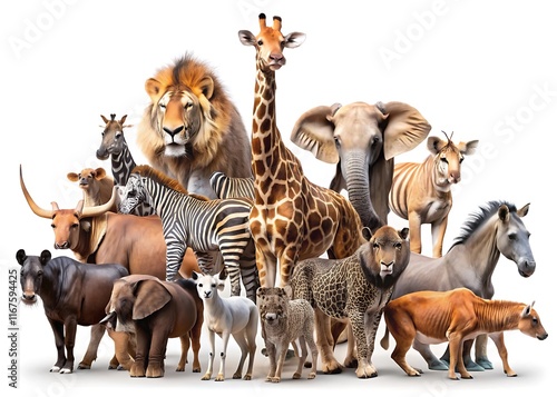 collage of animals