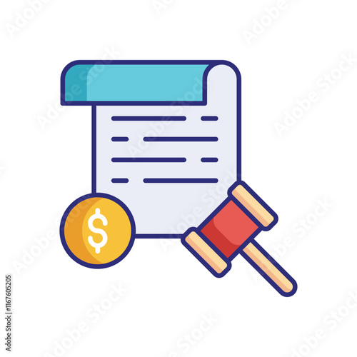 Bail vector icon