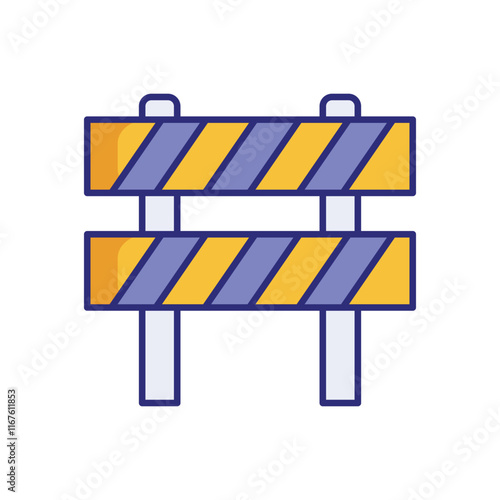 Barrier  vector icon