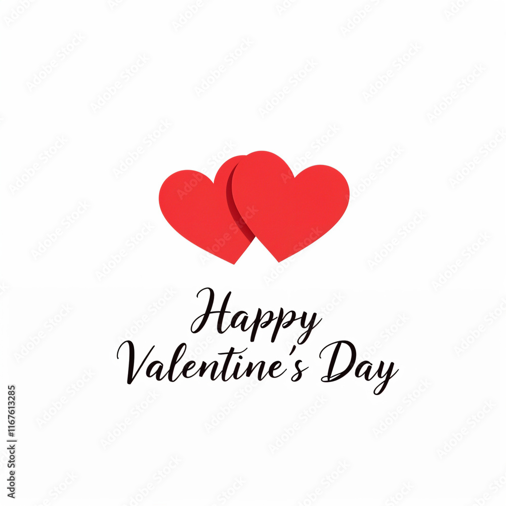 Happy Valentine's Day typography poster with handwritten calligraphy text, Happy Valentine's Day typography poster with handwritten calligraphy text,