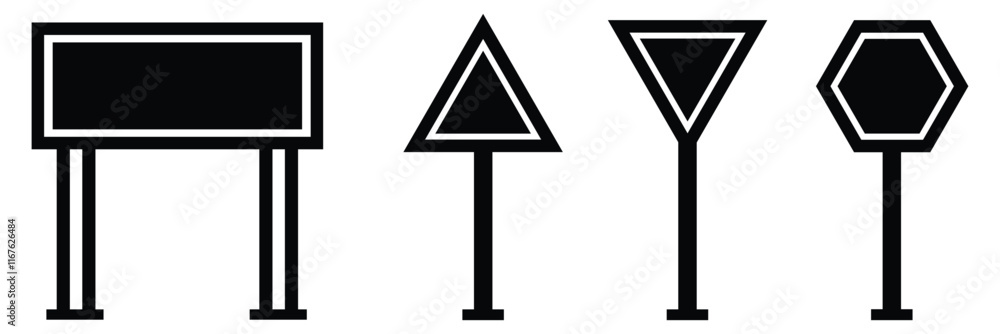 Blank signpost collection. Set of blank traffic road sign with shadow. Vector illustration. Blank Freeway Signs Isolated on White. Way sign to summer camp, hiking trail. Guidepost arrow. Design eps 10 Blank signpost collection. Set of blank traffic road sign with shadow. Vector illustration. Blank Freeway Signs Isolated on White. Way sign to summer camp, hiking trail. Guidepost arrow. Design eps 10