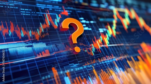 Giant Question Mark Over Market Stock Charts