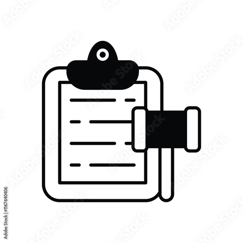 Verdict vector icon