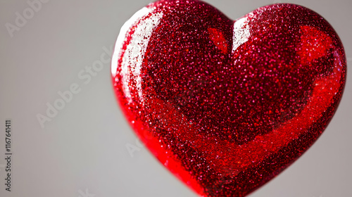 red heart on a white background valentine day 14th February 2025 with rose flower gift love and heart affair romance and romantic