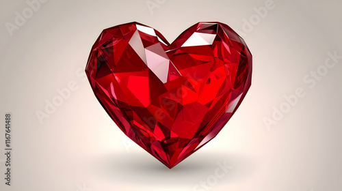 diamond heart on red valentine day 14th February 2025 with rose flower gift love and heart affair romance and romantic