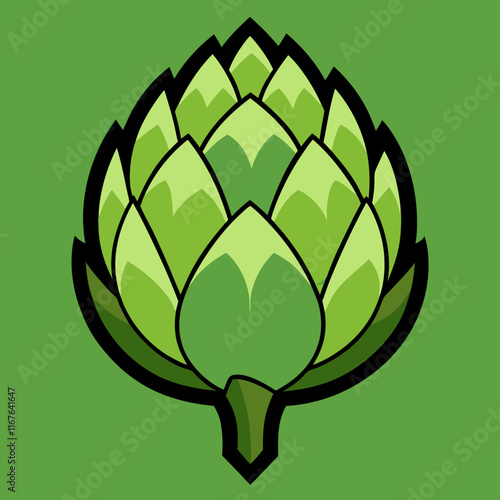 illustration of artichoke