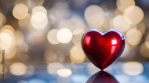 heart shaped bokeh valentine day 14th February 2025 with rose flower gift love and heart affair romance and romantic