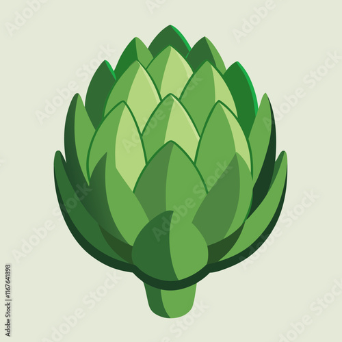 artichoke isolated on vector