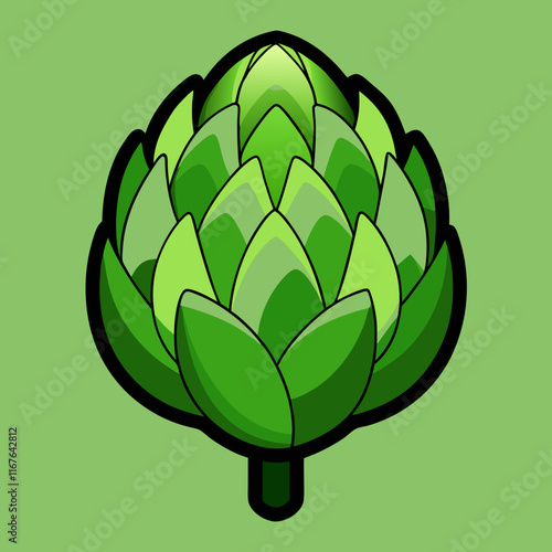 illustration of a artichoke