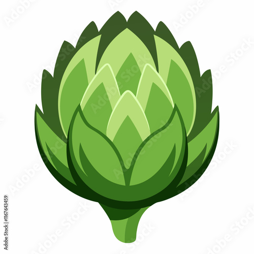 illustration of a green leaf