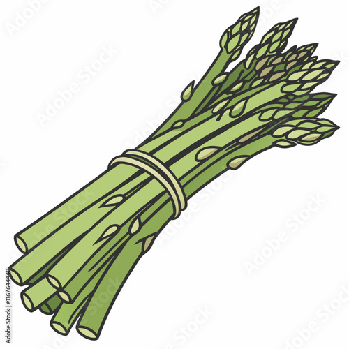 bunch of fresh asparagus