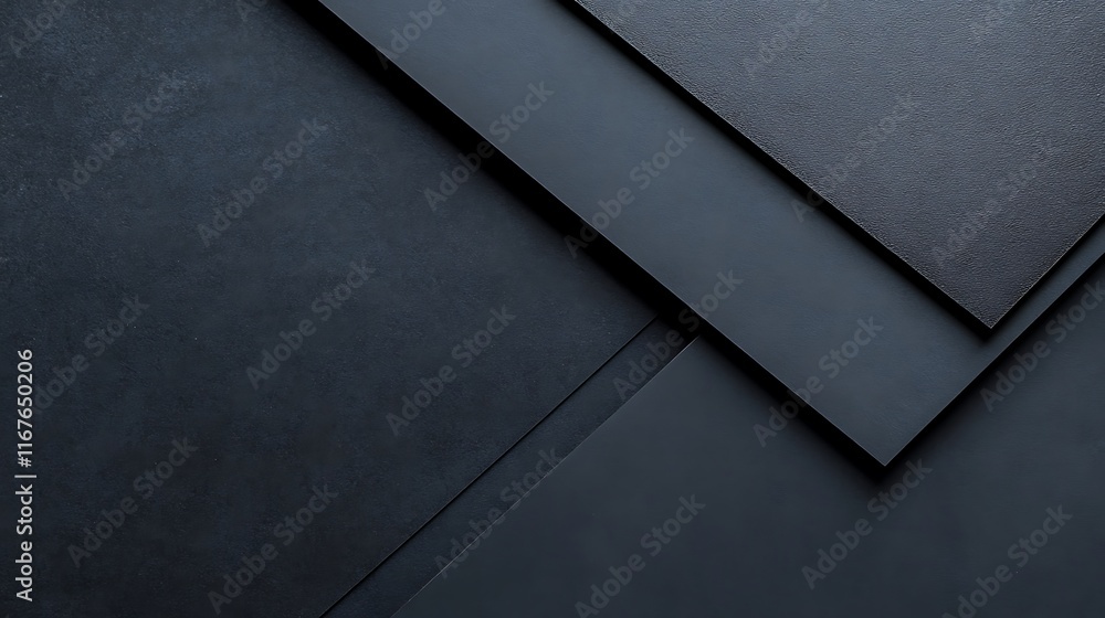 Abstract Dark Gray Geometric Shapes Background