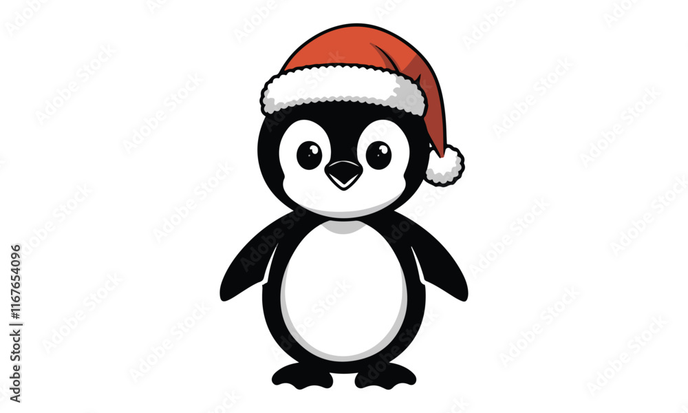 Illustration Vector Graphic Cartoon of a Mini Penguin Taking a Stroll, Featuring Intricate Details on Its Smooth Feathers, Tiny Flippers, and Cheerful Expression Illustration Vector Graphic Cartoon of a Mini Penguin Taking a Stroll, Featuring Intricate Details on Its Smooth Feathers, Tiny Flippers, and Cheerful Expression