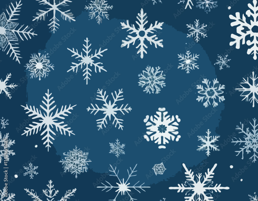 Vector Snowflakes icons. Blue Snowflake. Winter snow. Merry Christmas pattern Vector Snowflakes icons. Blue Snowflake. Winter snow. Merry Christmas pattern