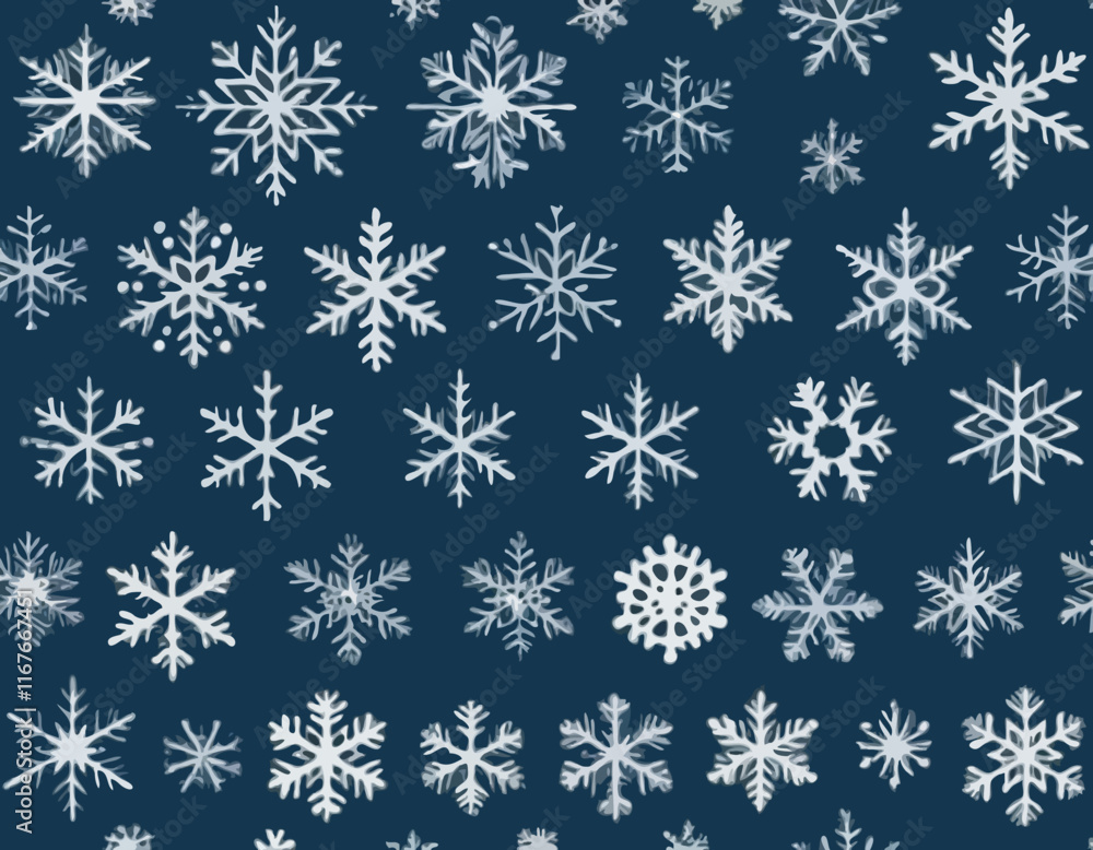 Vector Snowflakes icons. Blue Snowflake. Winter snow. Merry Christmas pattern Vector Snowflakes icons. Blue Snowflake. Winter snow. Merry Christmas pattern