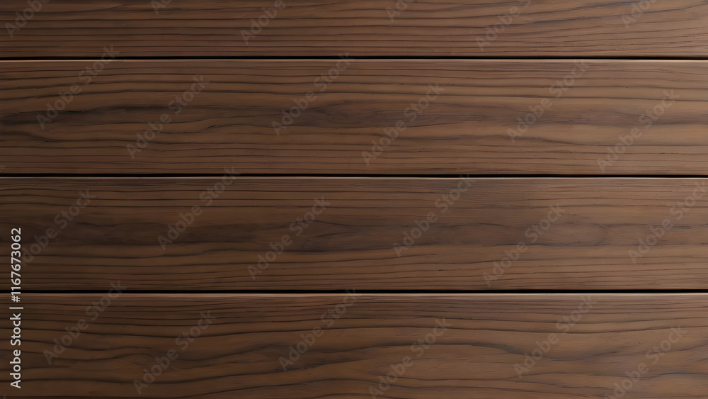 Fototapeta premium Dark brown wood texture background showing grain