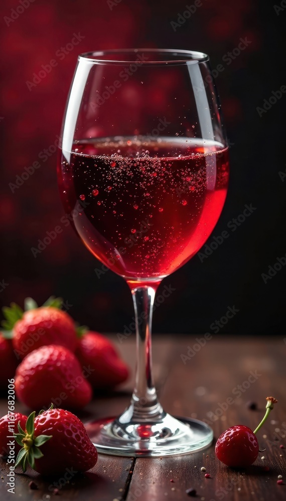 Rich red wine in crystal glass, sparkling reflections , delicious, glass, drink Rich red wine in crystal glass, sparkling reflections , delicious, glass, drink