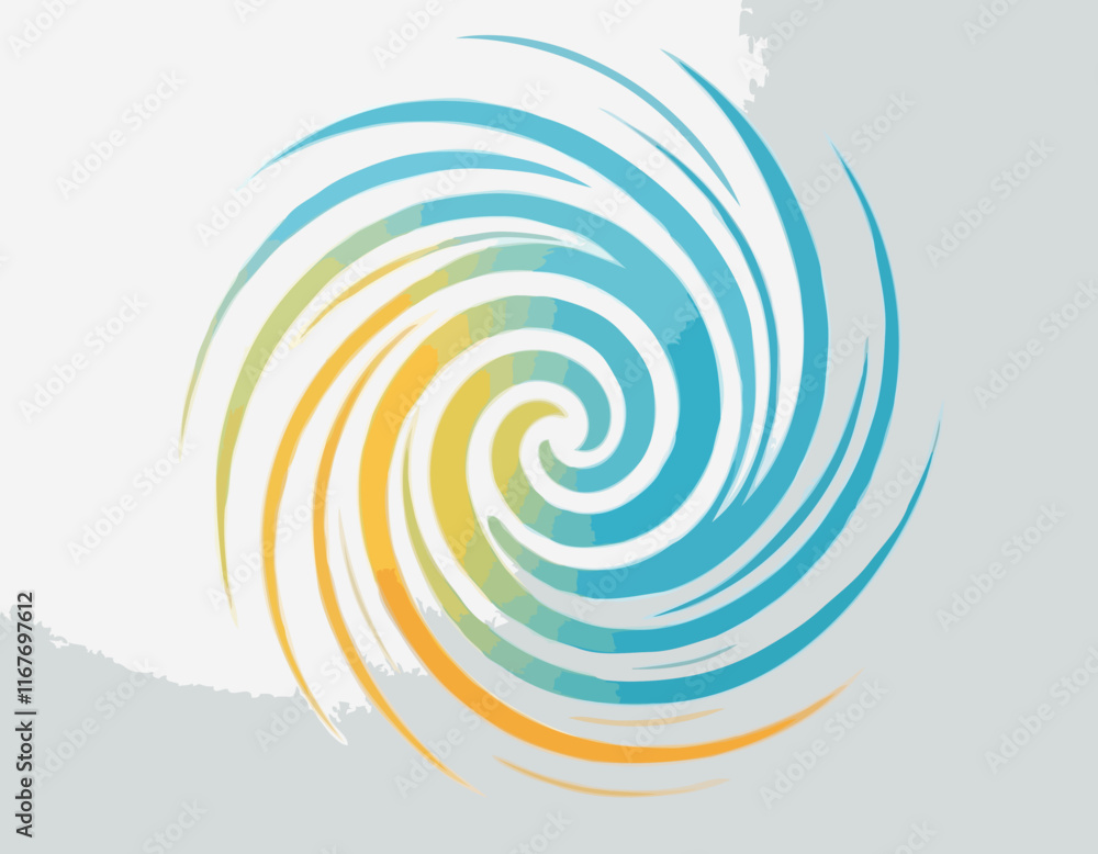 Air Flow Swirl Light Effect. Spiral Wind Circle Stream Illustration. Circular Air Vortex Waves From Conditioner Air Flow Swirl Light Effect. Spiral Wind Circle Stream Illustration. Circular Air Vortex Waves From Conditioner