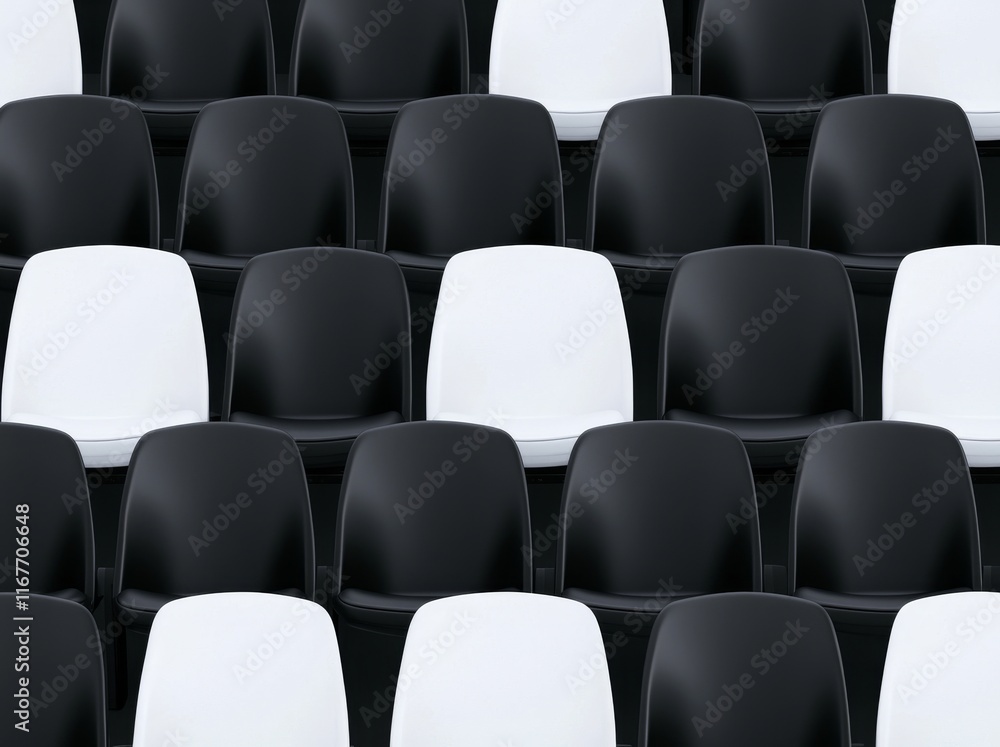 Naklejka premium A contemporary structure showcases an abstract wave design on its exterior facade.