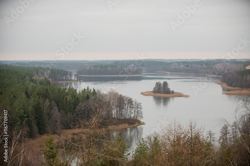 Fototapeta Naklejka Na Ścianę i Meble -  Stare Juchy, Jezioro Jędzelewo, Mazury Garbate, Polska, 21-28 grudnia 2024, fot. Jarek Zuzga