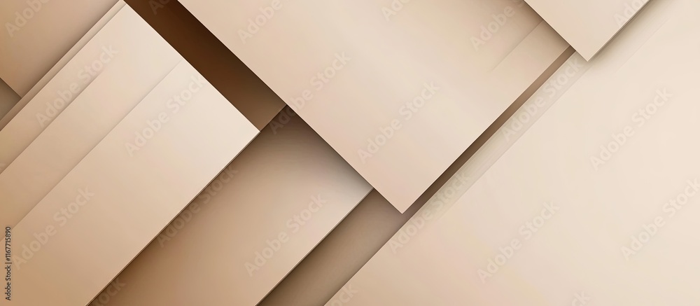 Abstract beige geometric background with layered shapes. Abstract beige geometric background with layered shapes.