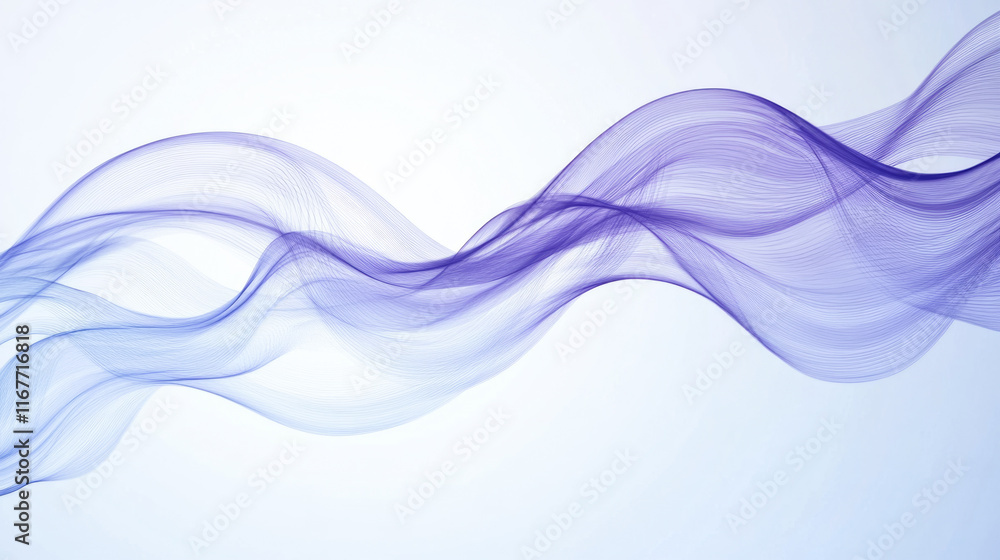 Abstract purple wave pattern on light background Abstract purple wave pattern on light background