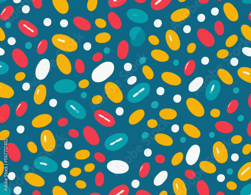 Multi Vitamin complex icons poster. Vector illustration. Multivitamin supplement, b1, d, e, mg, c, zinc, magnesium, a. Diet poster. Colorful pills capsule, droplet