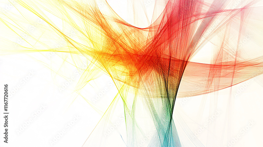 A mesmerizing abstract digital artwork with vibrant red yellow and green light streaks blending fluidly on a white background
A mesmerizing abstract digital artwork with vibrant red yellow and green light streaks blending fluidly on a white background