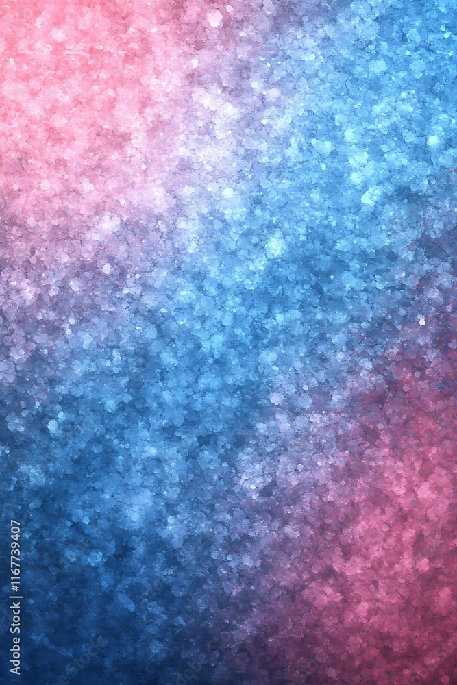 Fototapeta premium soft halftone pattern forming a transition between light blue and pink tones 