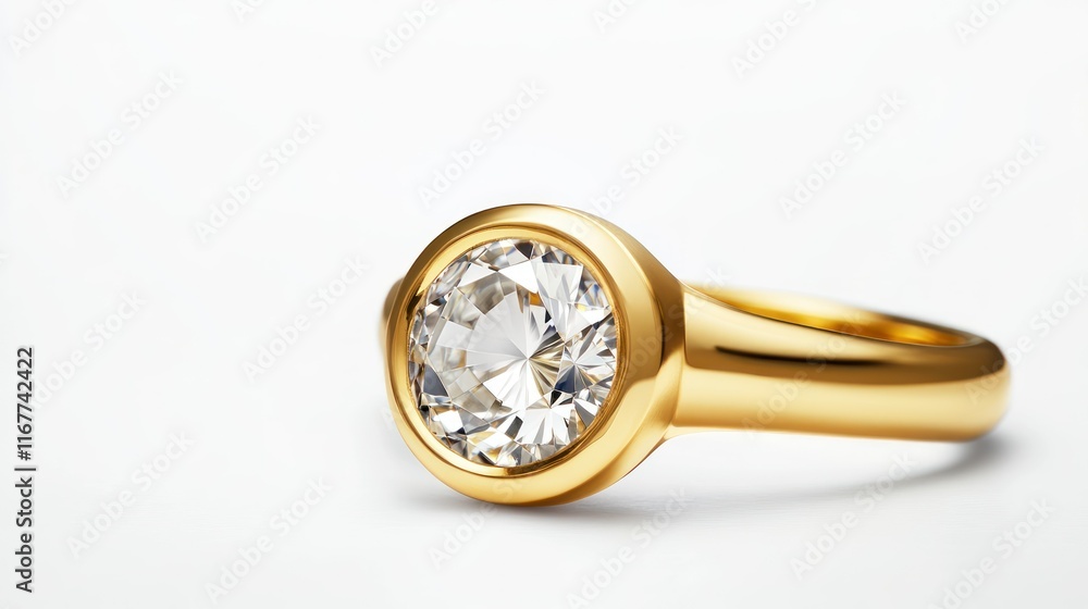 Stunning Gold Diamond Ring: A Symbol of Elegance and Luxury Stunning Gold Diamond Ring: A Symbol of Elegance and Luxury