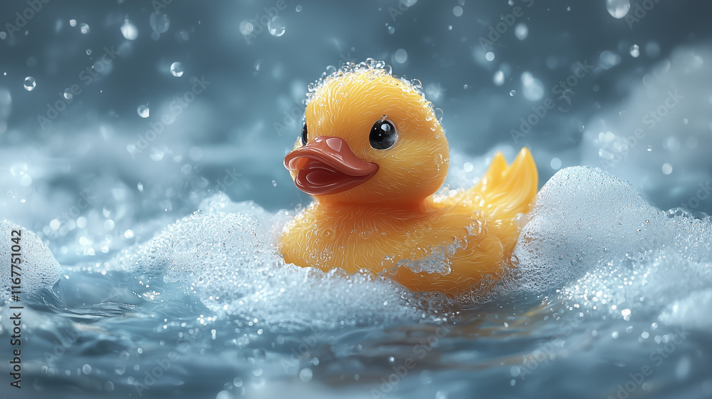 Duck in the bath Duck in the bath