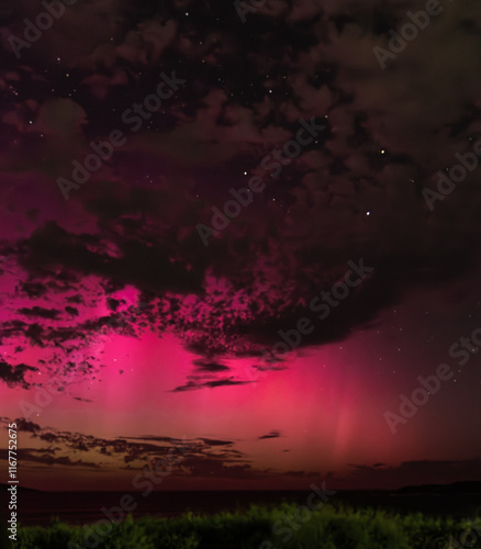 Foto The Aurora Australis (Southern Lights) seen from Esperance Western Australia