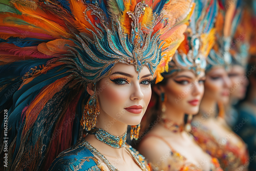 Naklejka premium City carnival