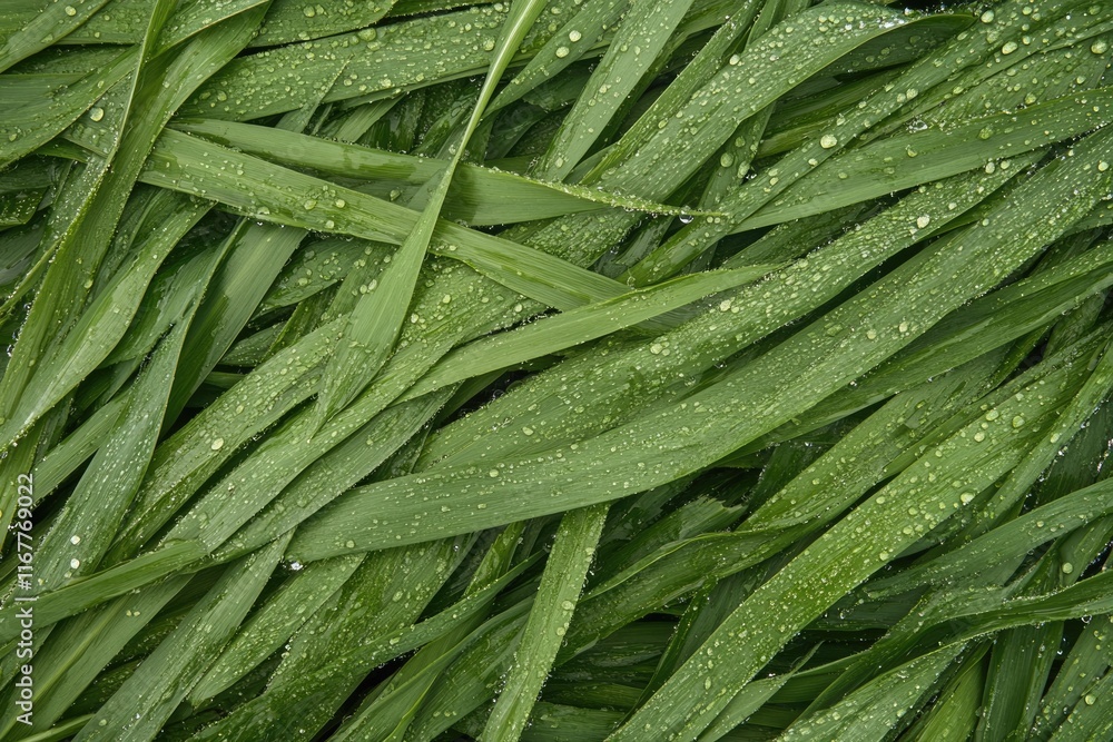 Fresh Morning Dew on Lush Green Grass. Nature's Essence Captured in Spring and Summer Vibes Fresh Morning Dew on Lush Green Grass. Nature's Essence Captured in Spring and Summer Vibes