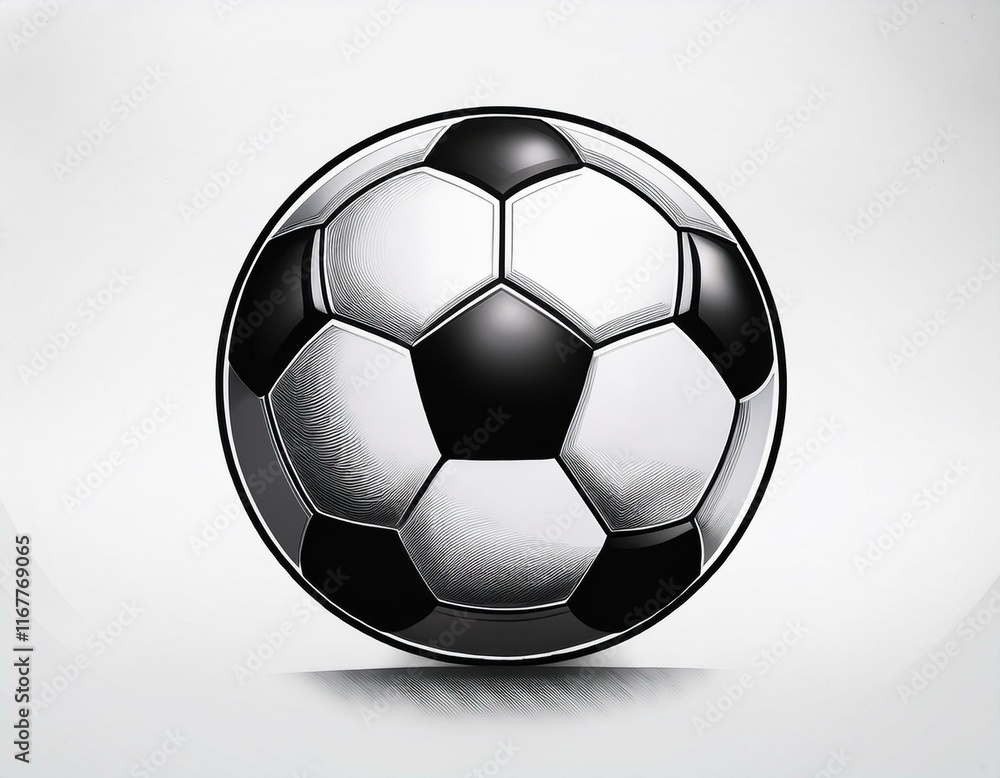 Fototapeta premium soccer ball isolated on white