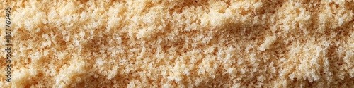 Closeup of Crumbled Bread Bites: A Delicious Temptation Isolated with White Background