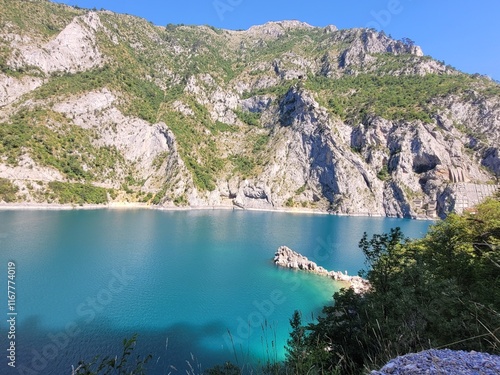 lake in the mountains
